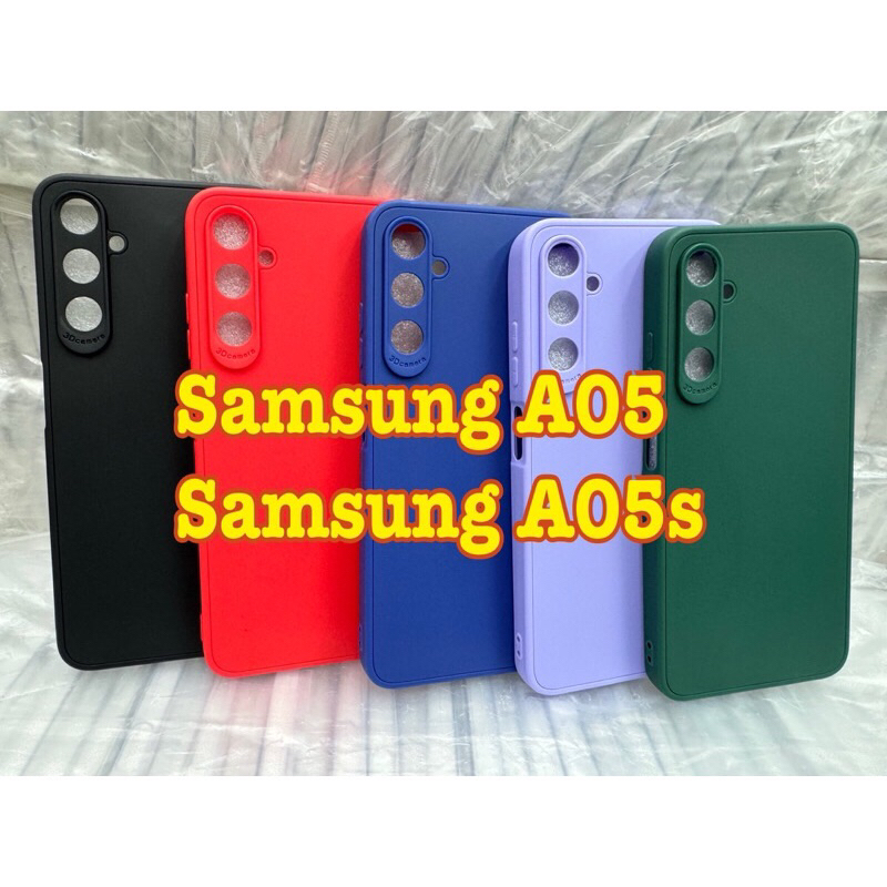 Samsung A05/Samsung A05s 🥰พร้อมส่งใน🇳🇱🥰เคสTPUสีพาสเทลคลุมกล้องFor Samsung A05/Samsung A05s