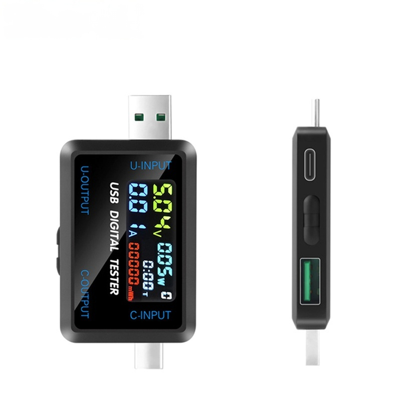 DC 4.5 ~ เครื่องทดสอบแรงดันไฟฟ้าและกระแสไฟฟ้าแบบดิจิตอล36V 0-8a ช่องเสียบ USB Type-C แบบมัลติฟังก์ชั
