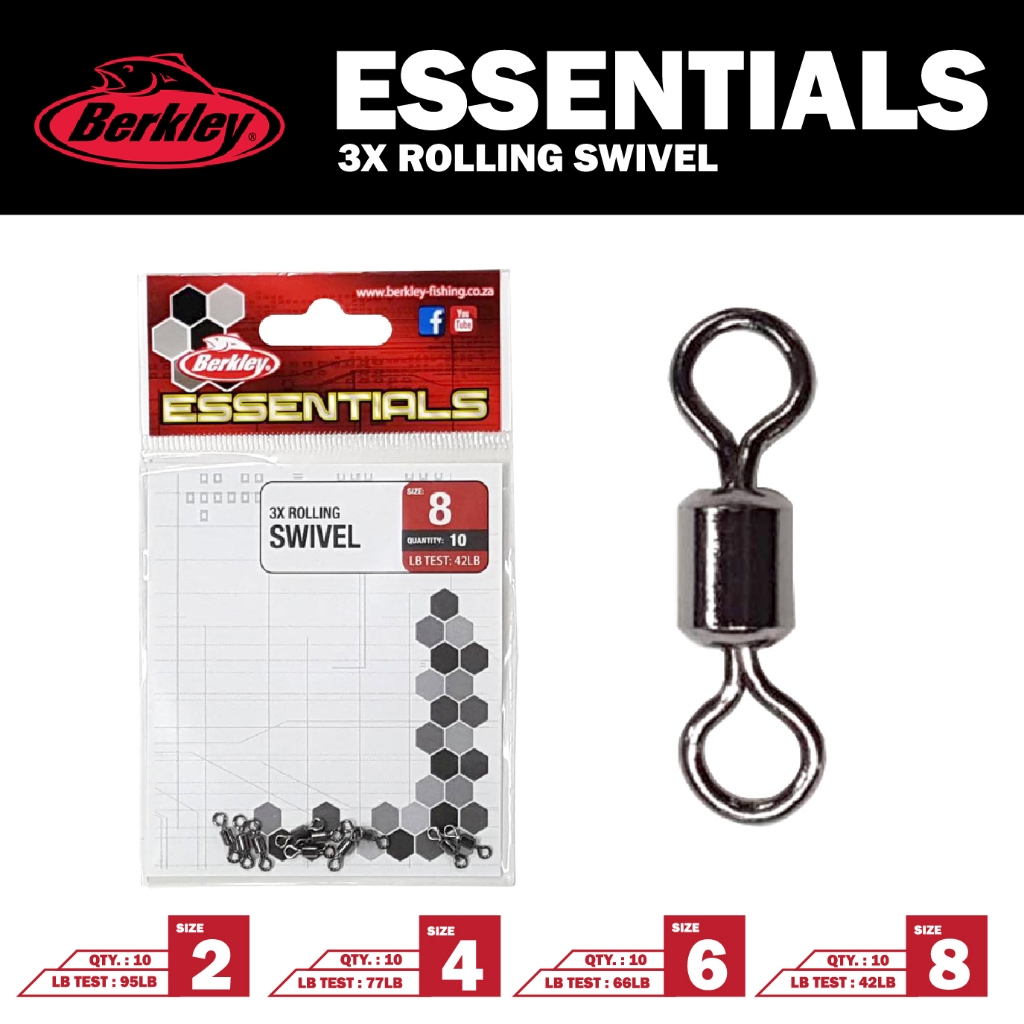 ลูกหมุน BERKLEY ESSENTIALS 3X ROLLING SWIVEL