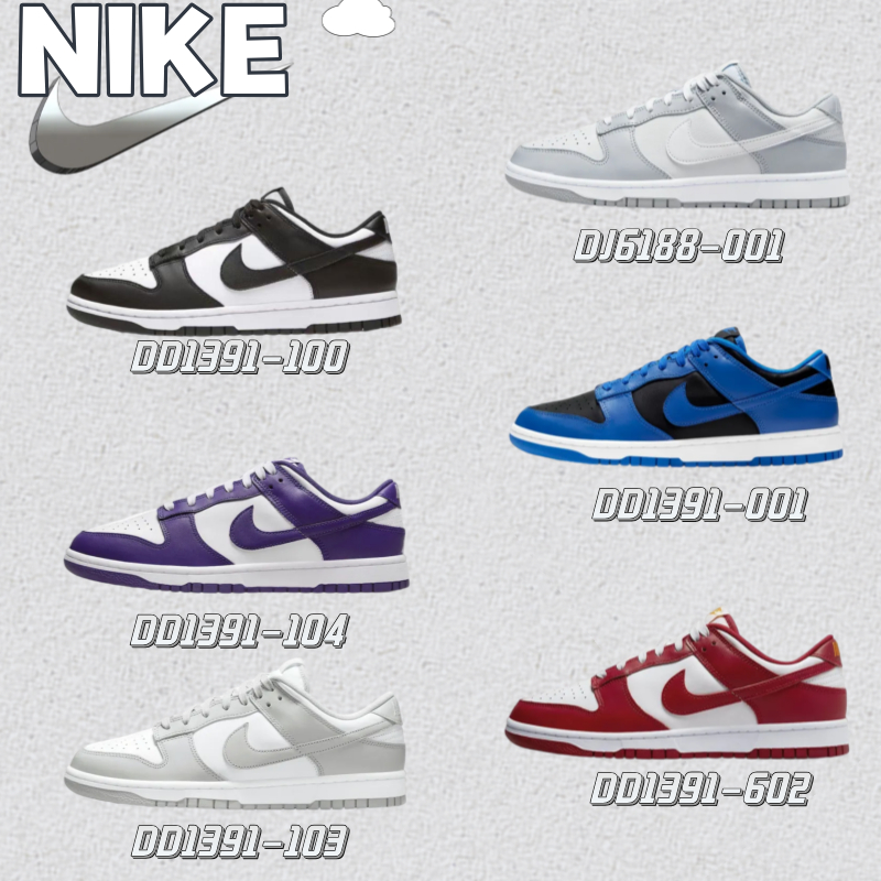 Nike Dunk Low Retro "Black" panda ทั้งสองเพศ ระบายอากาศ กันลื่น รองเท้าวิ่งสวัสดีแขกที่รัก ระยะเวลาชื่นชม: 7 วัน (ผู้ซื้