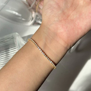 Trophies.co - Gemmy Bracelet กำไลเพชร สร้อยข้อมือเพชร (Size 14 / 16 ) รบกวนวัดขนาดก่อนไม่รับเปลี่ยน/คืนสินค้า : (BR-003)