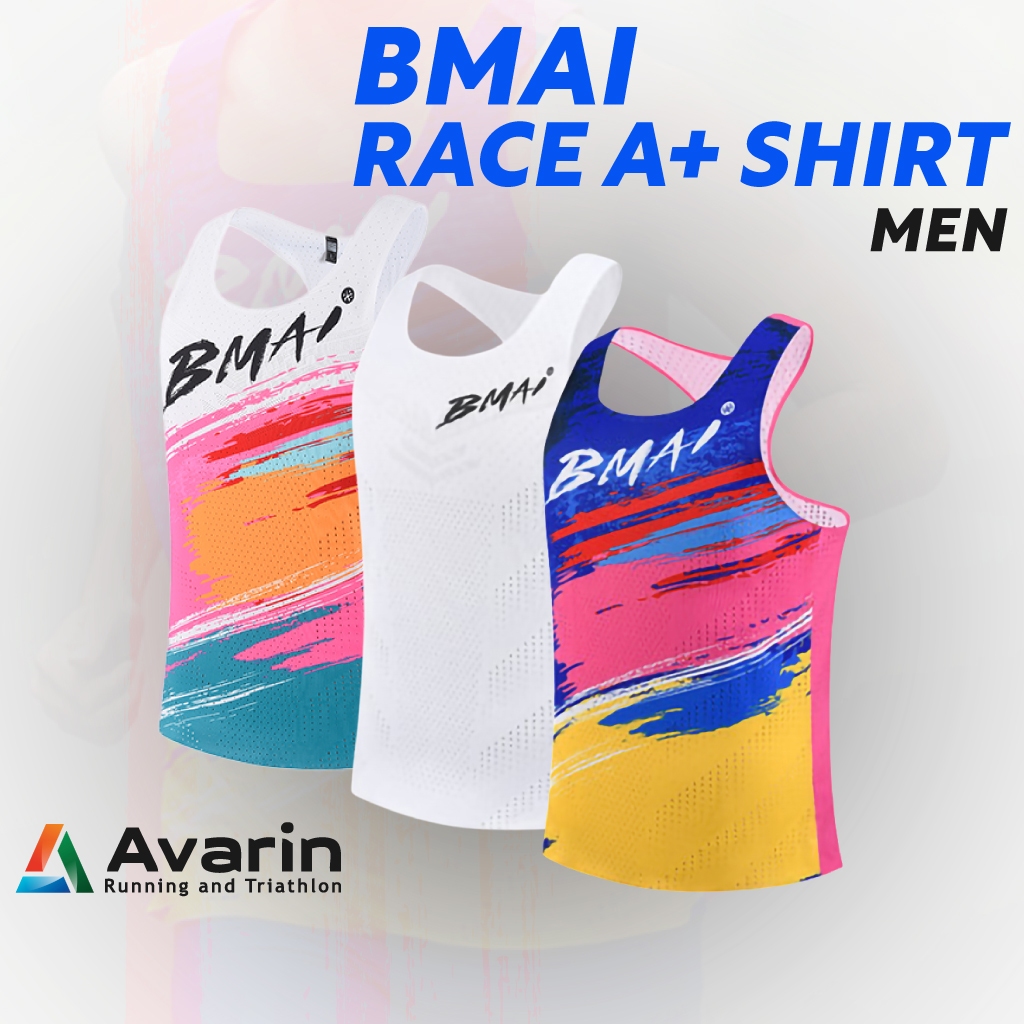 BMAI Race A+ Men เสื้อกล้ามสำหรับวิ่งผู้ชาย ผ้า Toray น้ำหนักเบา สวมใส่สบาย