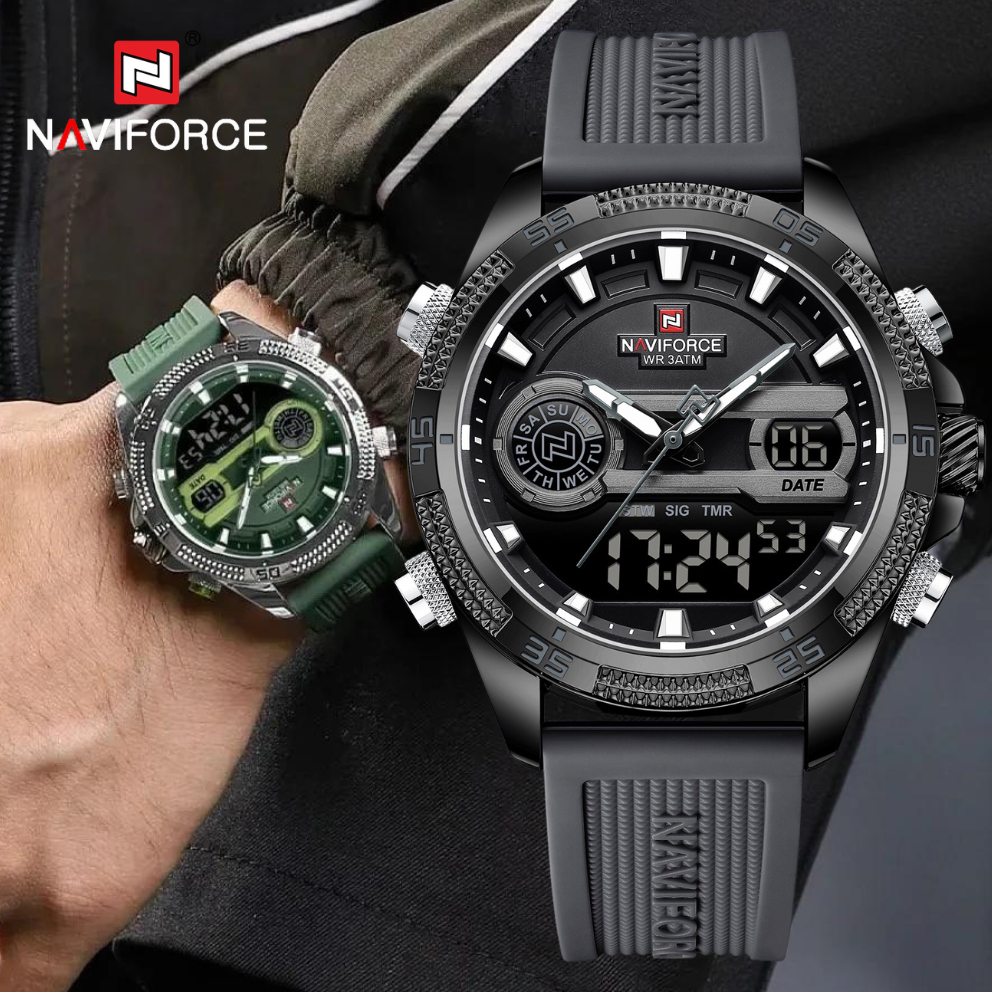 นาฬิกาNaviforceนาวีฟอสรุ่นNF9223เครื่องไทยประกันศูนย์ 1 ปี นาฬิกาข้อมือผู้ชายแฟชั่น พร้อมกล่องแบรนด์