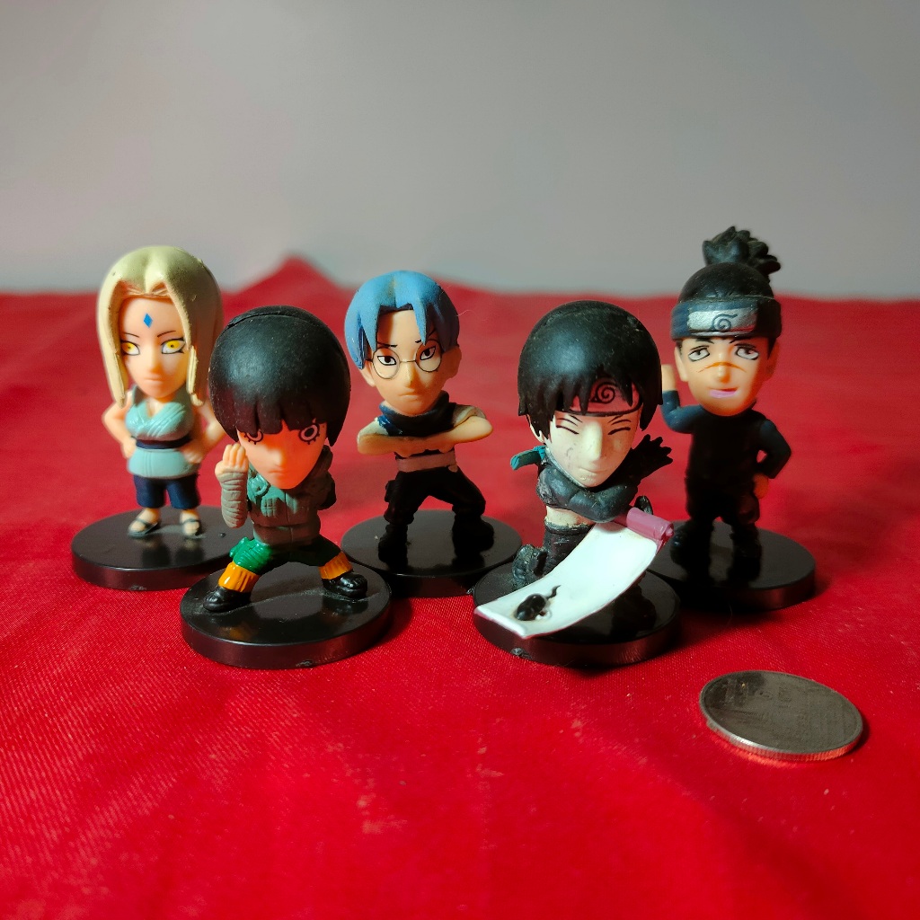 Naruto นารูโตะ - อิรุกะ คาบูโตะ ร็อคลี ไซ ซึนาเดะ Iruka Kabuto Rock Lee Sai Tsunade - Model Figure อ