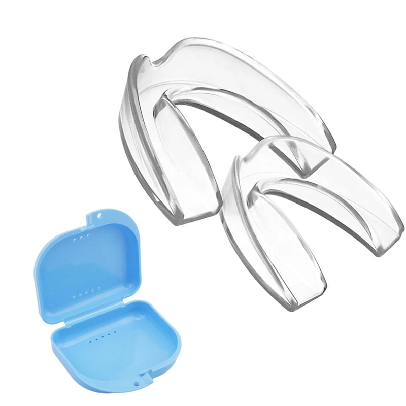 ฟันยาง ฟันยางนักมวย พร้อมกล่อง ฟันยางซิลิโคน Mouth Guard นอนกัดฟัน ฟันยางเด็ก ยางครอบฟัน