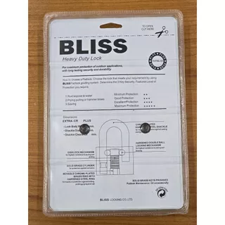 BLISS กุญแจระบบลูกปืนมาสเตอร์คีย์ 50 มิล จำนวน 4 ชุด กุญแจมาสเตอร์คีย์ ไขได้ในดอกเดียว