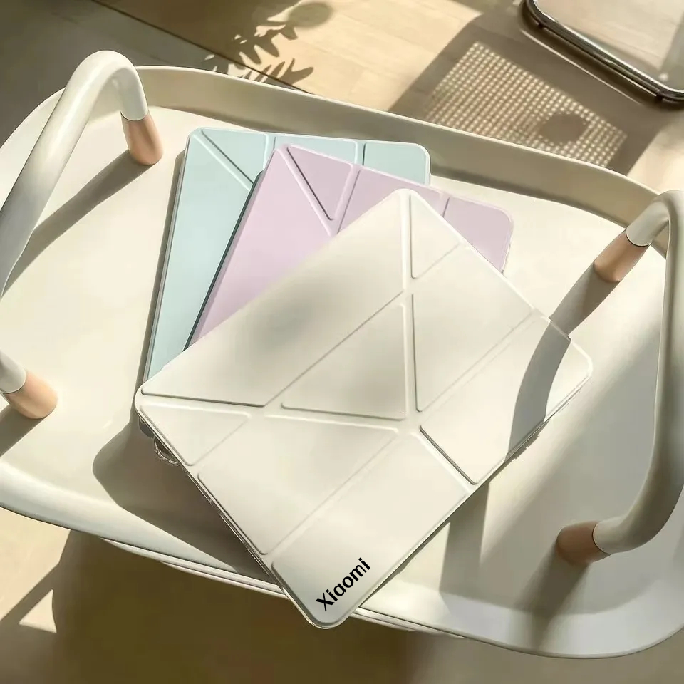 Y-shaped Crystal Glass Case Xiaomi Mi Pad กันกระแทก เคส พร้อมที่ใส่ปากกา TPU นิ่ม Mi Pad 6 ช่องใส่ปากก
