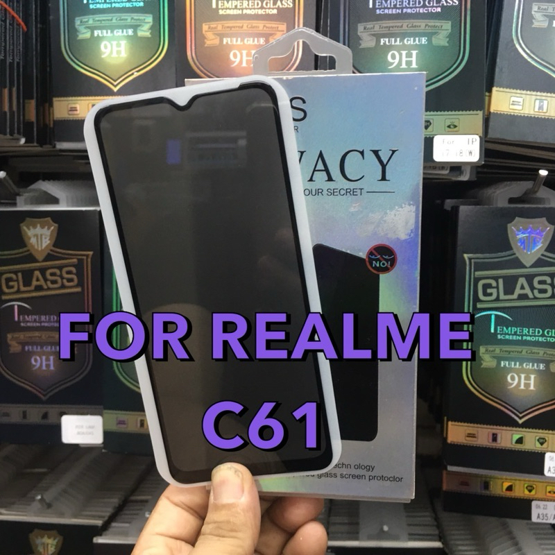 ฟิล์มกระจกกันเสือก Realme C63,C61,C53,C51,Note50 ฟิล์มกันรอยหน้าจอ ฟิล์มกระจกนิรภัยกันรอย กระจกเต็มจ