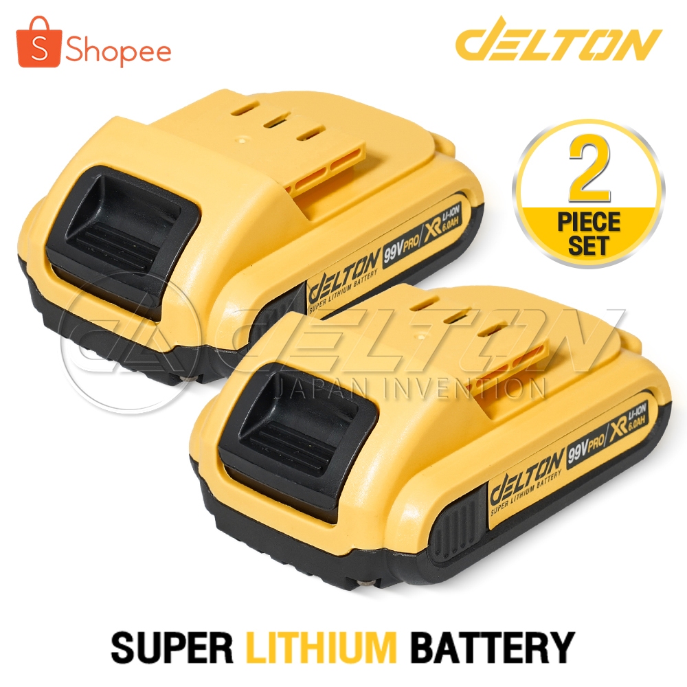 [แบตเตอรี่] DELTON สว่านกระแทกไร้สาย 3 ระบบ 99V / 199V แบตเตอรี่ Lithium-ion Battery สำหรับเครื่องมื