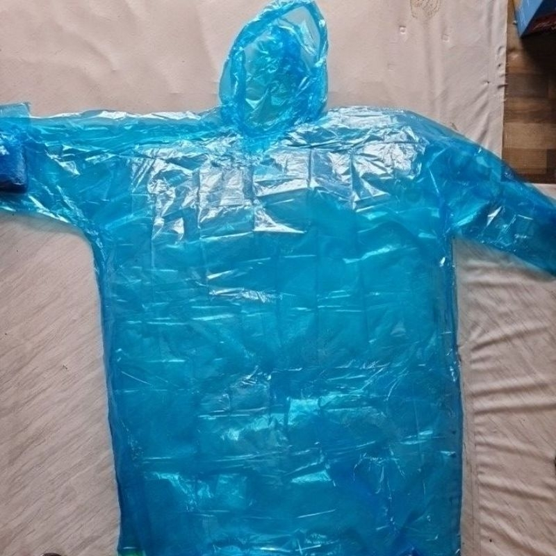 เสื้อกันฝน ใช้แล้วทิ้ง พกพาสะดวกสบาย คุณภาพดี​ เสื้อกันฝนฉุกเฉิน ขนาดคิงไซส์ ชาย / หญิง