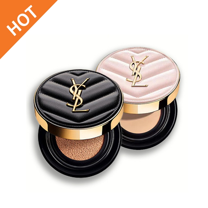 100% ysl Yves Saint Laurent Le Cushion Encre De Peau Luminous Matte Cushion Foundation 14g #B10 #B20 SPF50+
