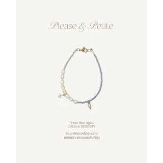 nice try studio – Please & Petite Bracelet สร้อยข้อมือหินมงคล พร้อมมุกแท้และจี้เพชร