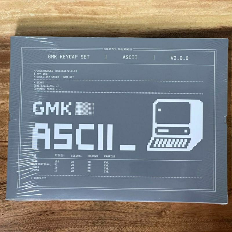 GMK ASCII II keycap - base set