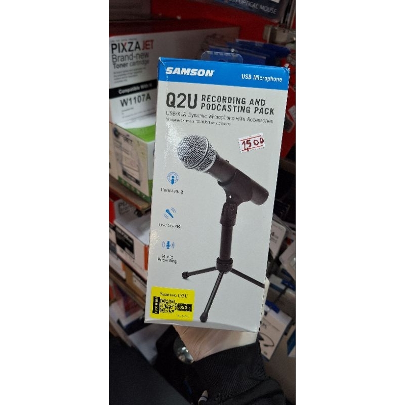 Samson Q2U USB&XLR Dynamic Microphone ✅ของแท้✅สภาพดีใช้รีวิวครั้งเดียว✅