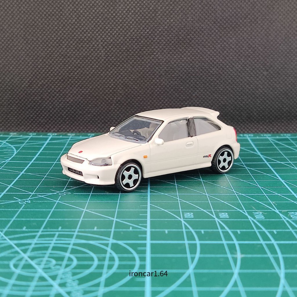 โมเดลรถ majorette Honda civic Type R EK9 สีขาว
