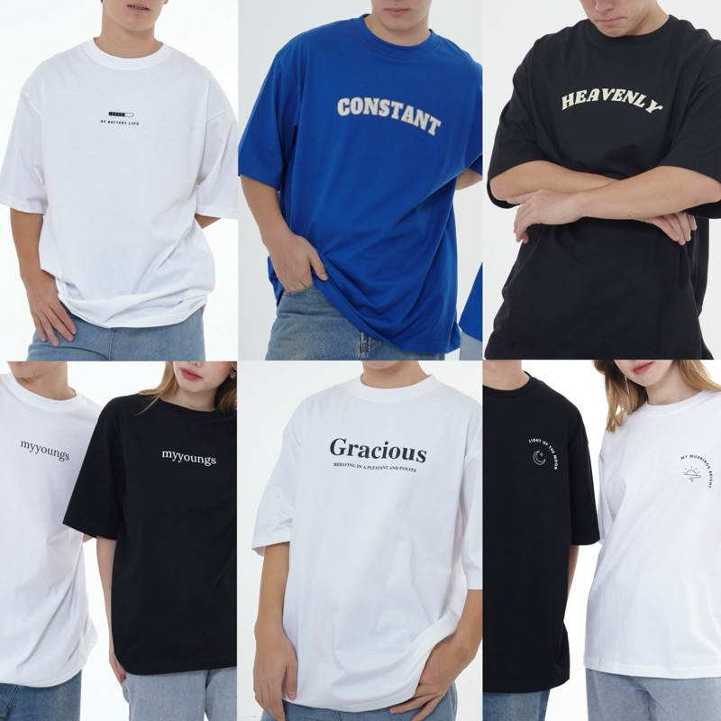 myyoungs - minimal set(oversized) เสื้อยืดโอเวอร์ไซส์