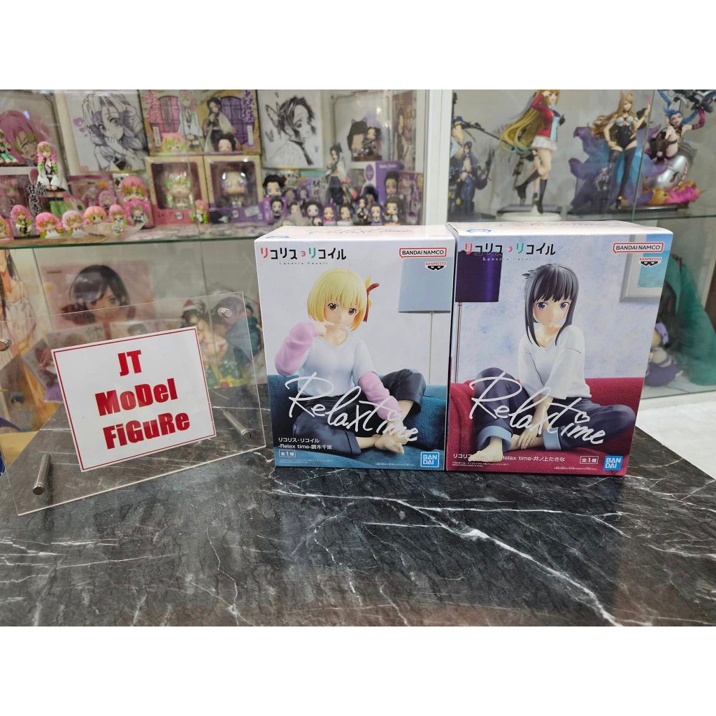 Bandai มือ 1 ของแท้ Lot.JP Lycoris Recoil - Nishikigi Chisato / Inoue Takina - Relax Time สินค้าพร้อมส่ง