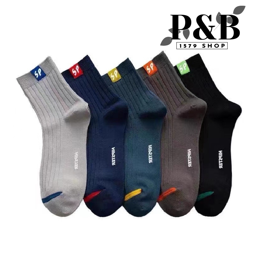 PB1579 ถุงเท้ากีฬาลําลอง ดูดซับเหงื่อ  สําหรับผู้ชาย