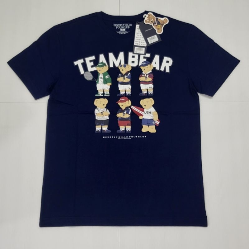 B4. New เสื้อยืดคอกลม Beverly Hills Polo Club แท้มีถุงแบร์น