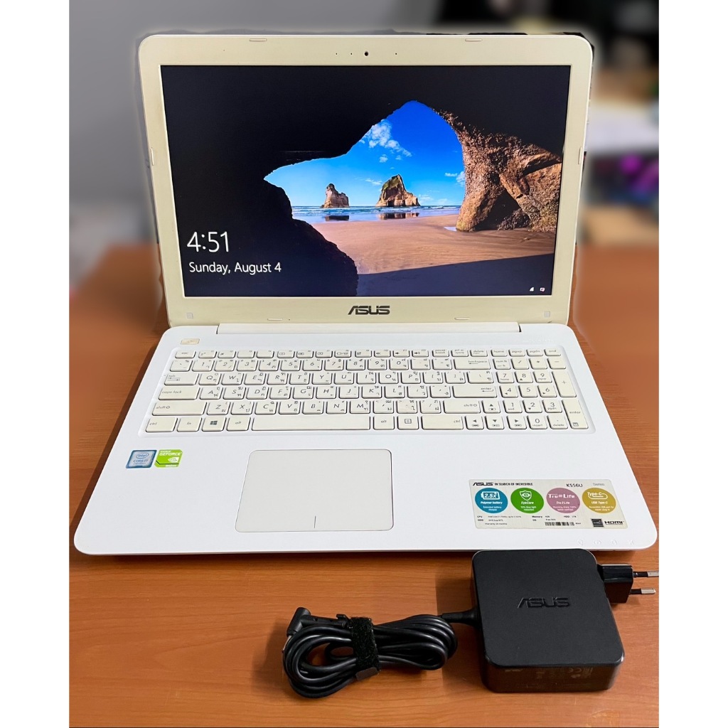 Notebook Asus ซีพียู Intel Core i7-7500U แรม 20GB แรงมาก รุ่น K556UQ-XX689D