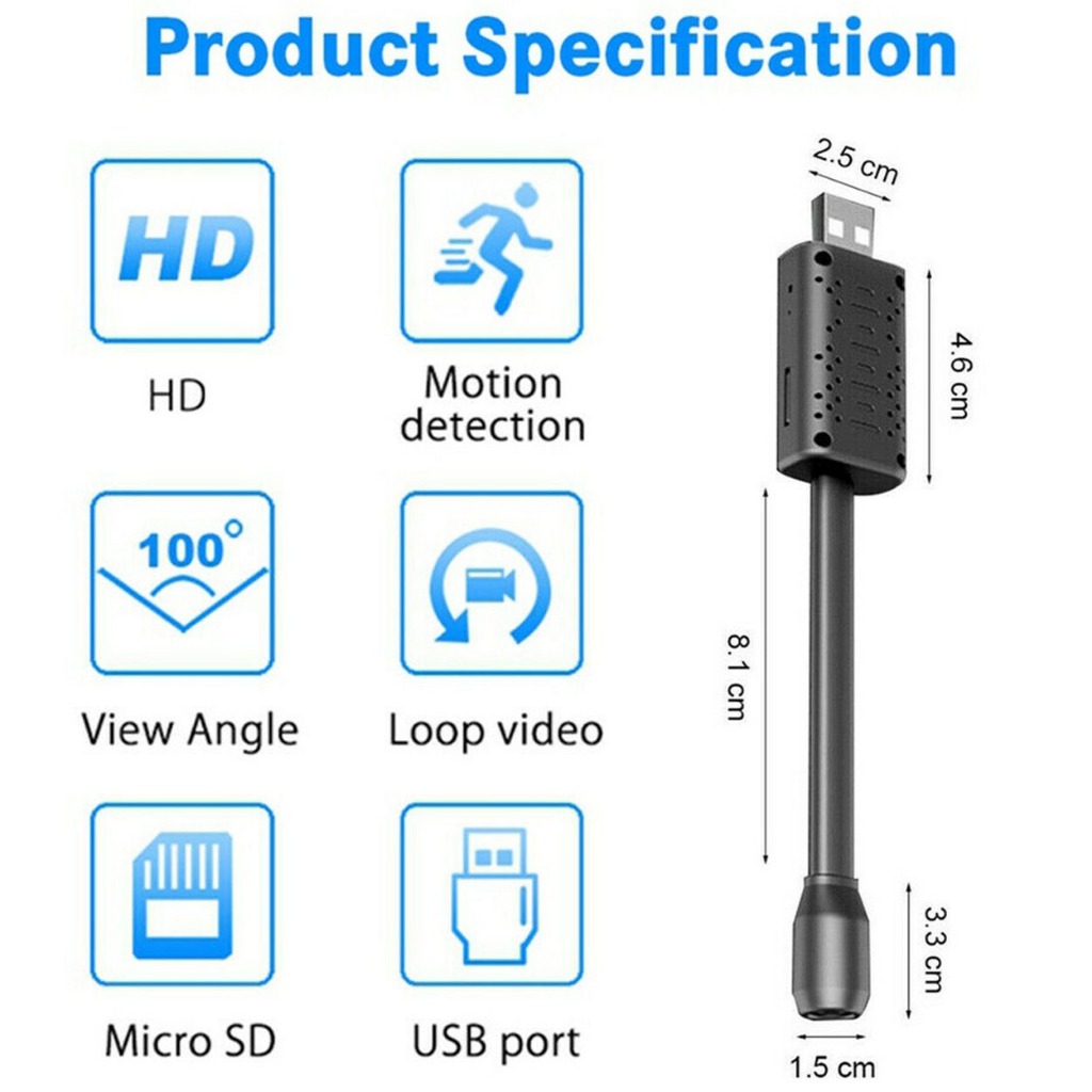 กล้องเฝ้าระวังเครือข่าย HD รองรับ WiFi 2.4G แบตเตอรี่ลิเธียม 600mAh ในตัวไมโครโฟนในตัว