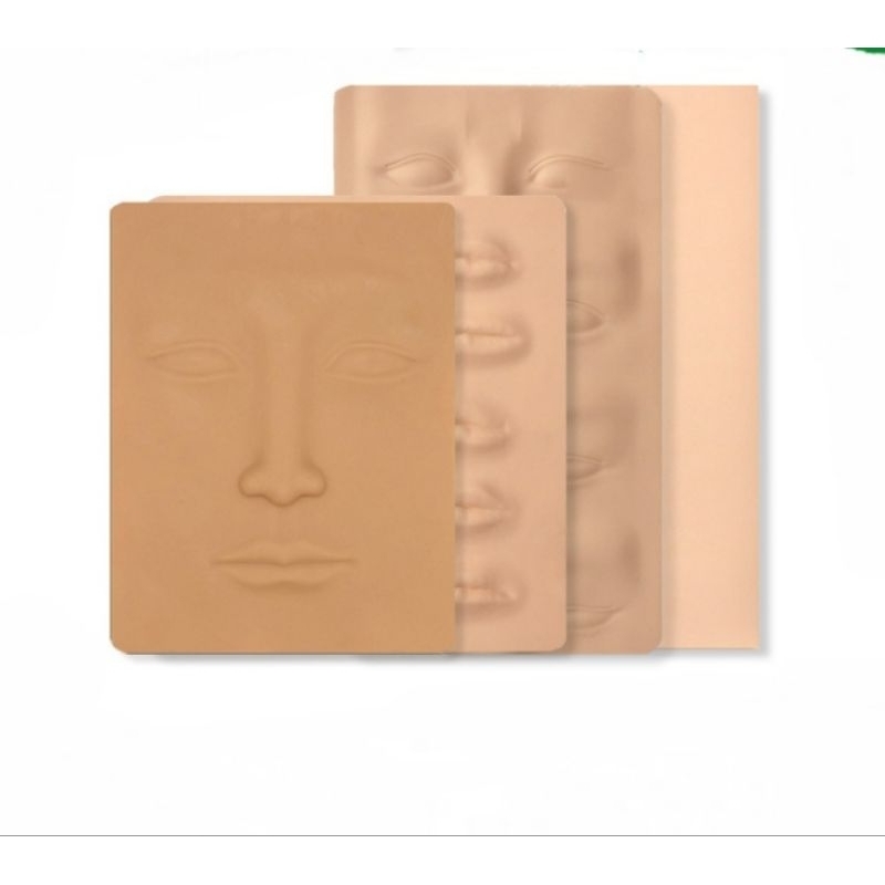 แผ่นซิลิโคนฝึกสัก 3D มีหลายหลายแบบ หลายทรงคิ้ว ให้เลือก ส่งในไทย