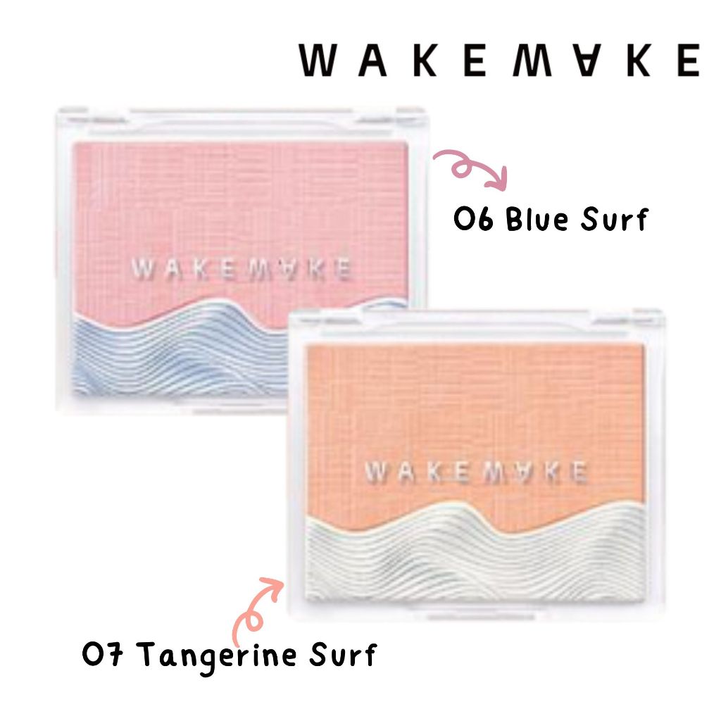 #พร้อมส่ง# WAKEMAKE Sheer Layering Dual Blusher