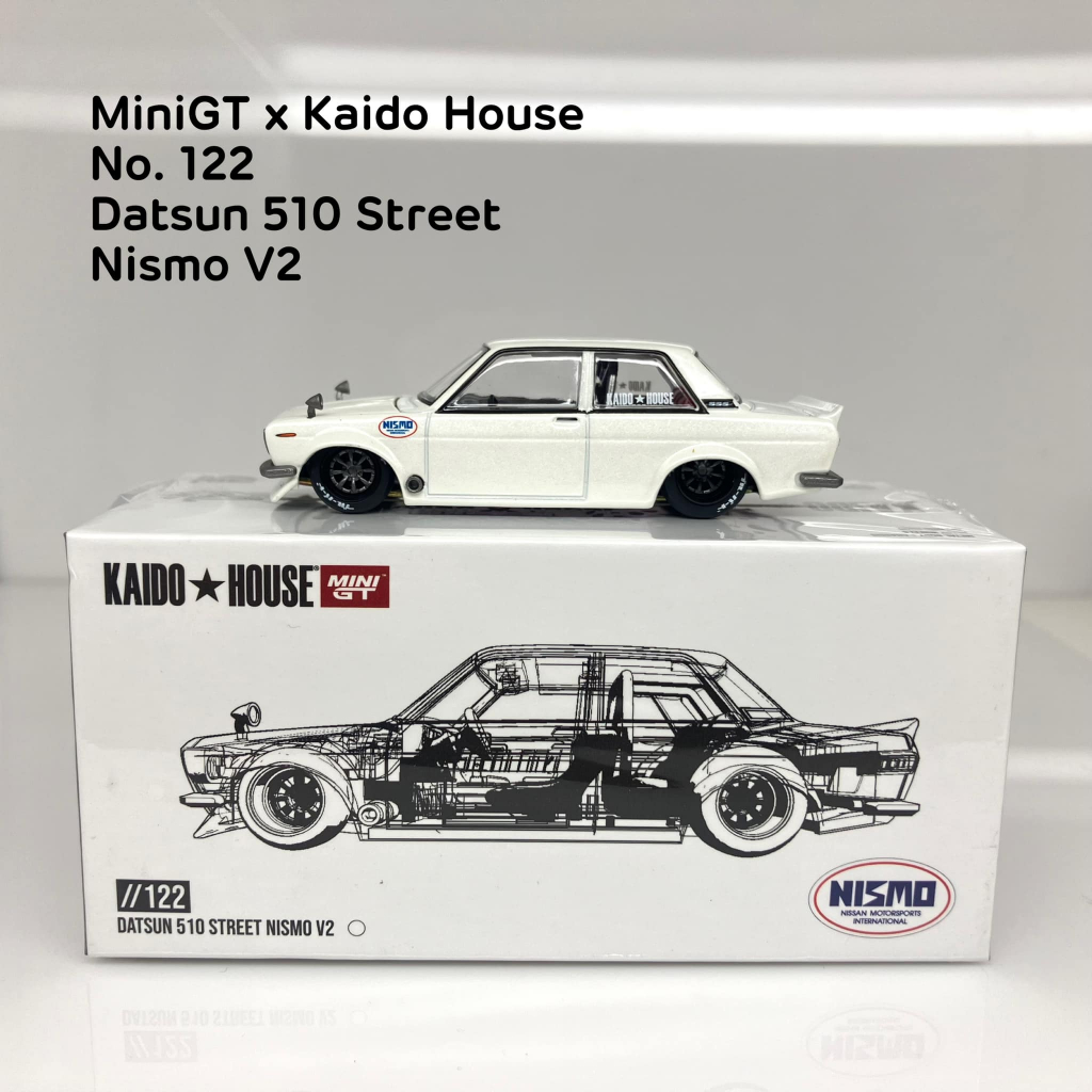 Mini GT x Kaido House  No.122  Datsun 510 Street Nismo V2