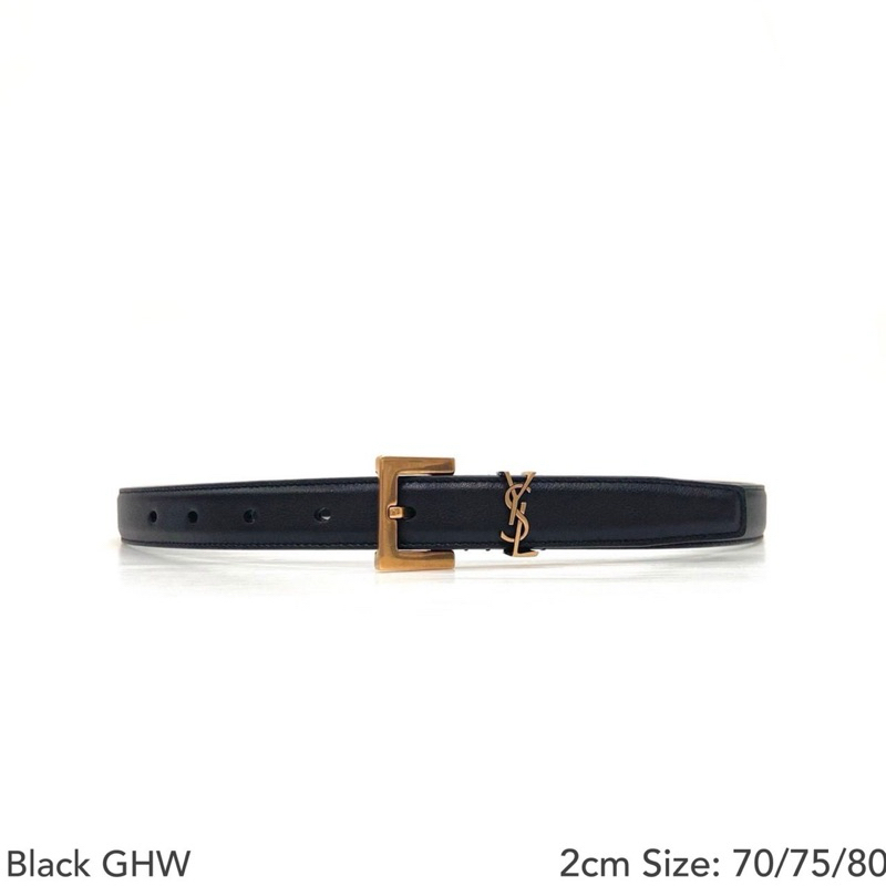 ถูกที่สุด ของแท้ 100% ไม่มีช้าตค่าธรรมเนียมใดๆเพิ่ม YSL BELT 2 cm