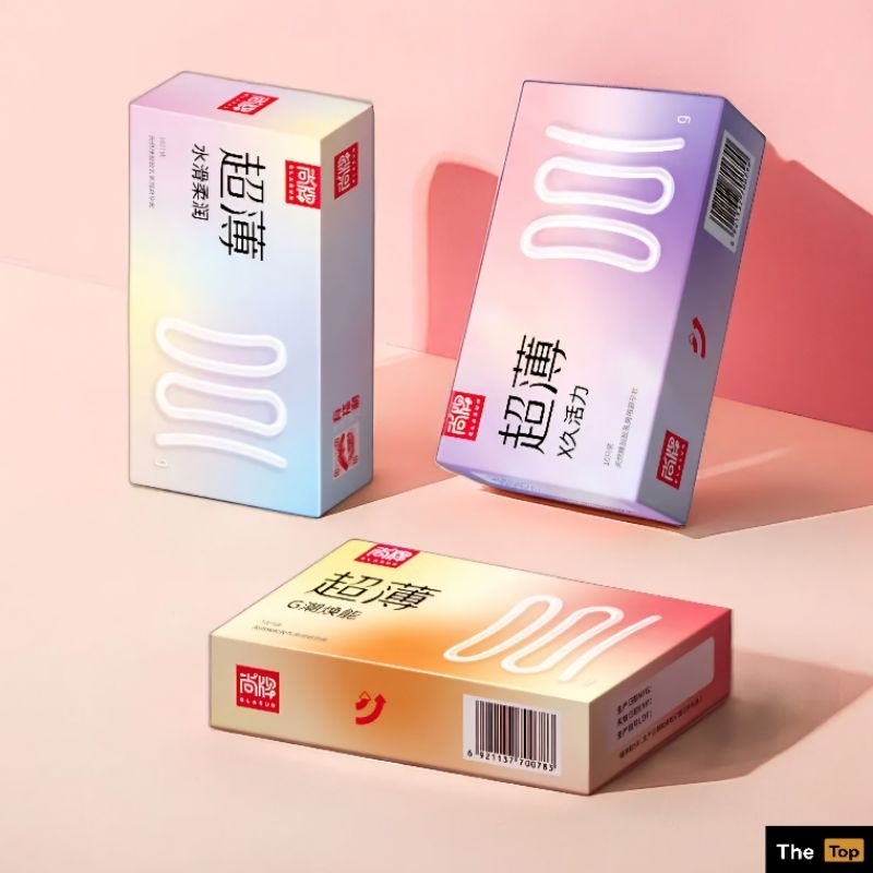 Elasun001 ซีรี่ย์ไซส์เล็ก 49,50 ถุงยางอนามัยบาง (ร้าน The Top แท้)