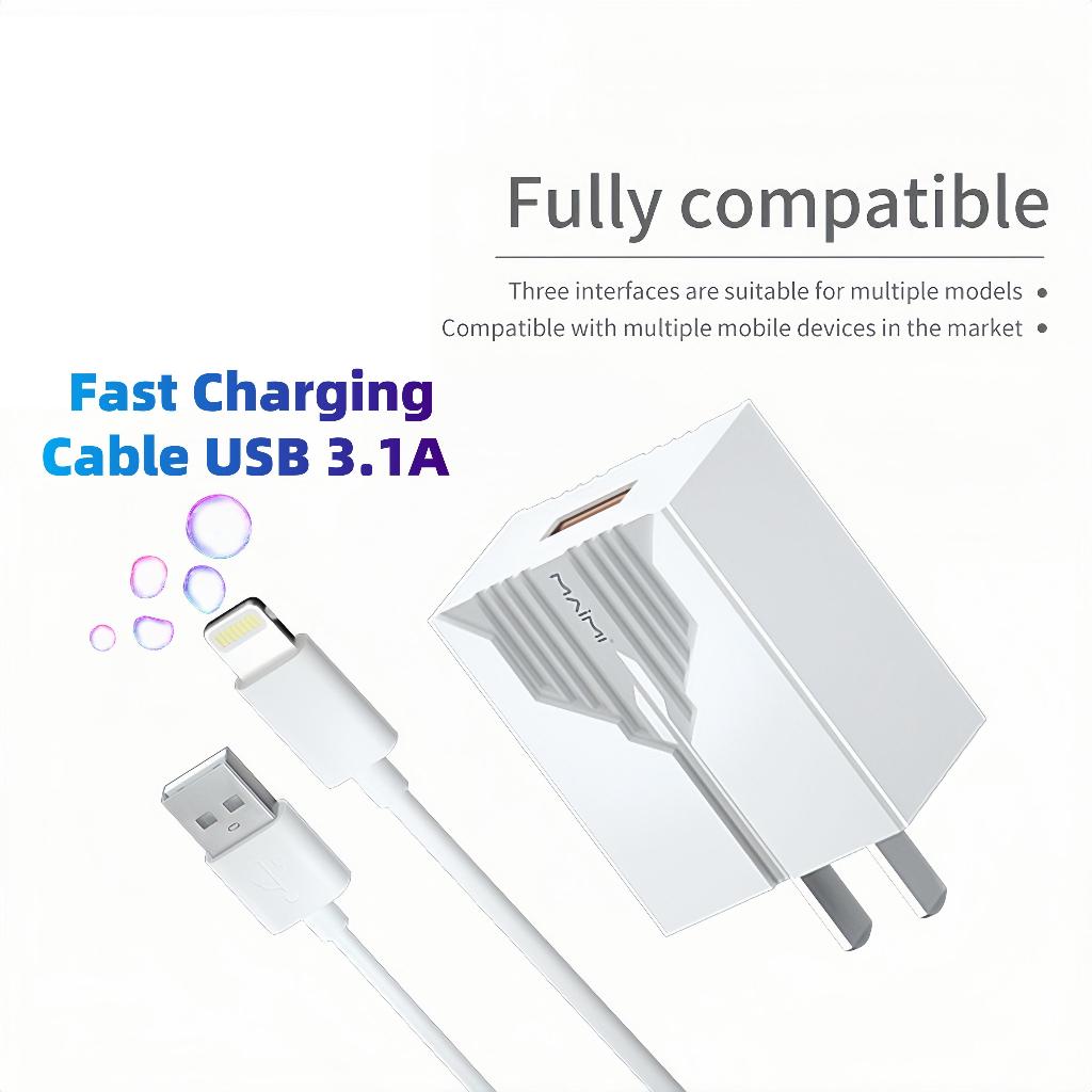 สายชาร์จเร็วๆ T120 ชุดชาร์จ USB to C ชาร์จไว Type C ที่ชาร์จและสายเคเบิล Micro​ Type-C หัวชาร์จ