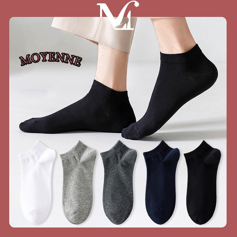 MOYENNE ถุงเท้า คุณภาพสูง สไตล์เรียบง่าย มีหลายสีให้เลือก
