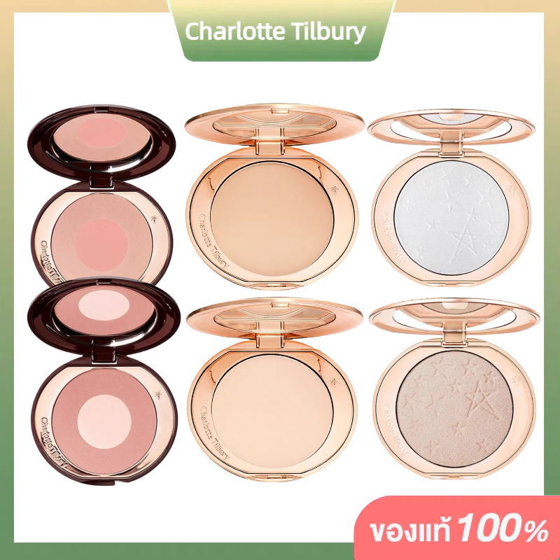 CT sets Charlotte Tilbury Cheek to Chic Swish & Pop Blusher Pillow Talk,First LOVE 8g บลัชเชอร์ บลัชออนขายดีมาก
