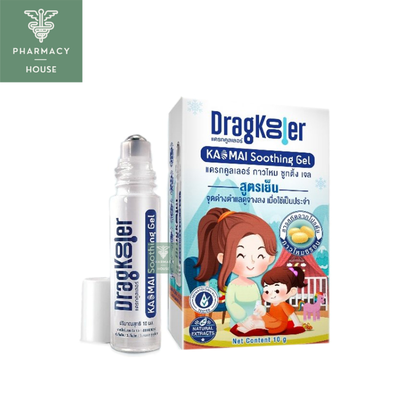 DRAGKOOLER ลูกกลิ้งกาวไหม  10 g.