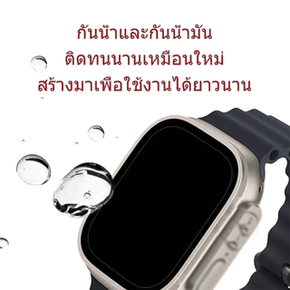 เหมาะสำหรับ iwatch ultra 49mm45mm46mm44mm42mm สายซิลิโคน iwatch S11 10 9 8 7 5 4 3 2 1 SE สายกันน้ำและทนทาน 38mm40mm41mm