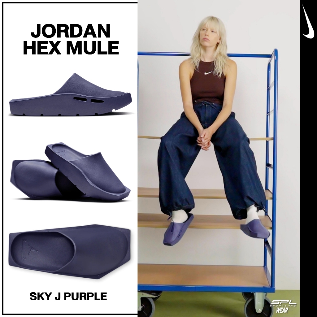 Nike ไนกี้ รองเท้าแตะ รองเท้าแฟชั่น W Jordan Hex Mule DX6405-500 (2100)