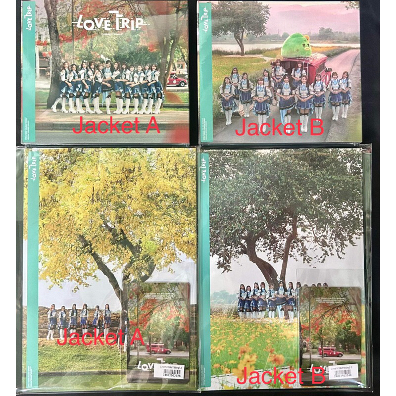 CD CGM48 Love Trip ยังไม่แกะ มีรูปสุ่ม Jacket A jacket B แกะแล้ว ไม่มีรุปสุ่ม ซีดี โฟโต้บุ๊ค Pholtobook