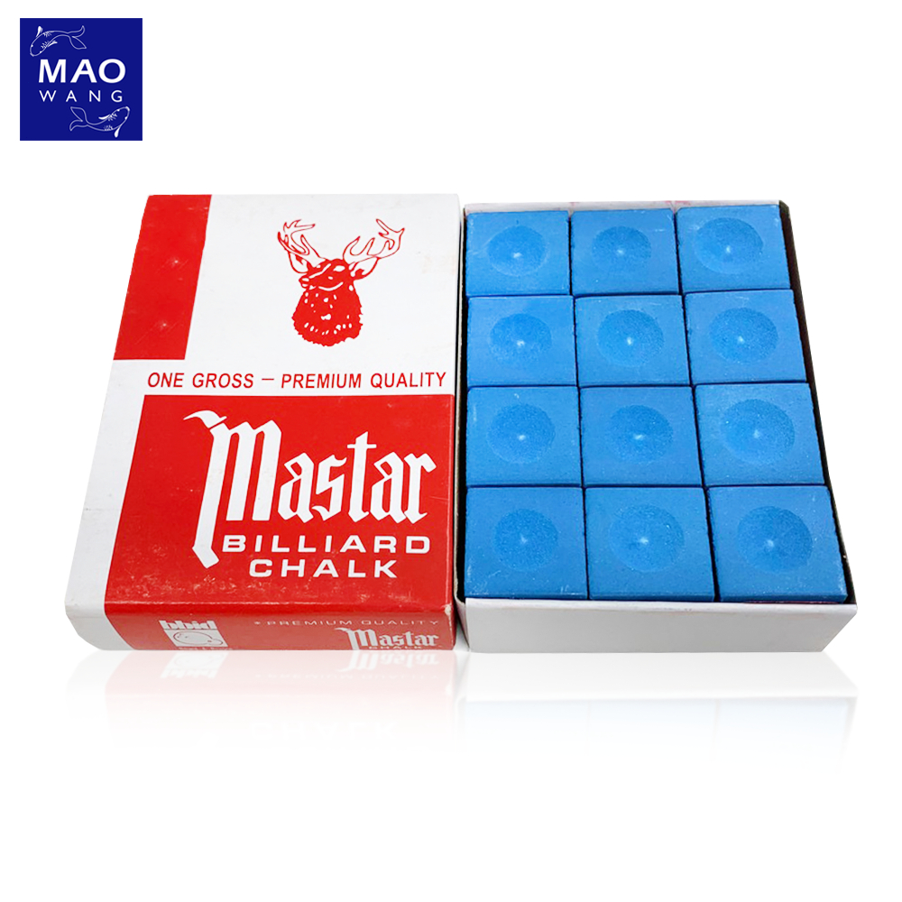 MAO ชอล์กฝนหัวคิว  ติดทนนาน ฝุ่นน้อย เหมาะสำหรับ โต๊ะสนุ๊กเกอร์ – โปรปัง