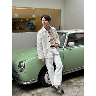 Prompt Journey Jacket 3 pocket workwear M/L/XL เสื้อแจ็คเก็ต​​ กระเป๋า3ใบ เอิร์ธ​โทน​ แจ็คเก็ตผู้ชาย