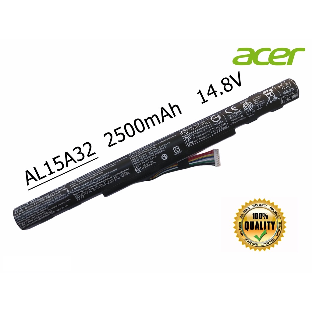 ACER แบตเตอรี่ AL15A32 (สำหรับ E15 E5-473G E5-573G V3-574G E5-432 E5-422 E5-472 E5-522 E5-532 AL15A3