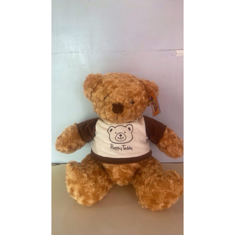 หมี Happy teddy 15 “หมีใส่หมวก18“น้องขนนุ่มนิ่มพร้อมส่ง! ราคา ถูกที่สุด ดีลบีเคเค แกลเลอรีภาพที่ 6