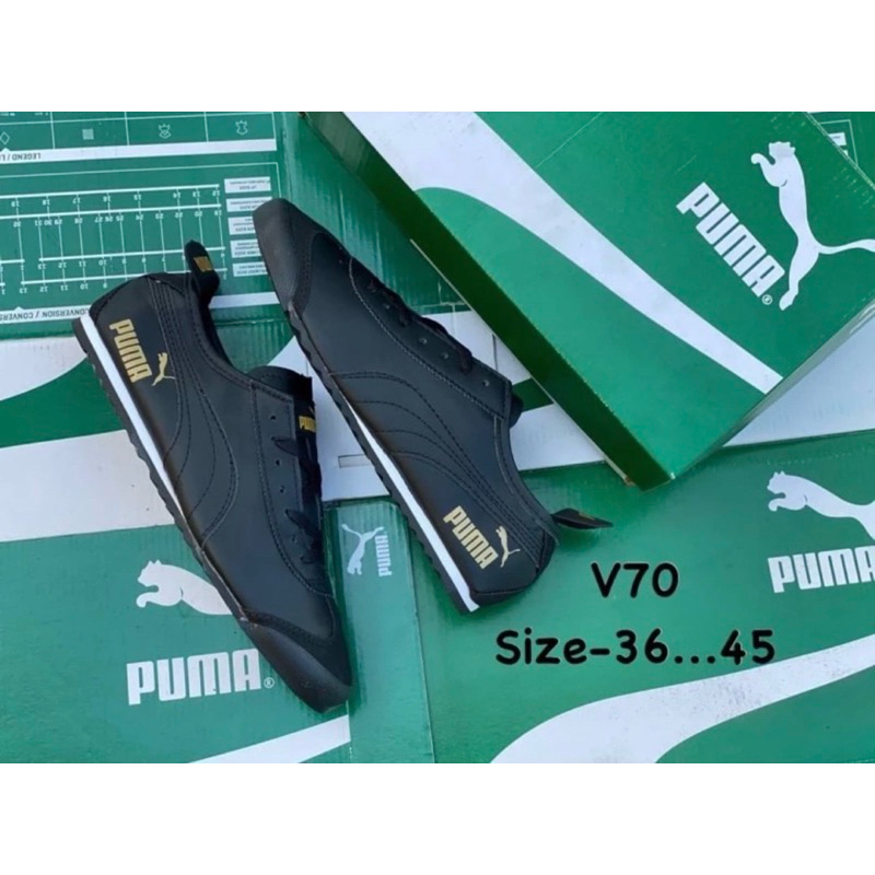 🔥🔥รองเท้าผ้าใบพู-ม่า 💯(หนัง)รับ ประกันสินค้าตรงปก 100% รองเท้าผ้าใบ ผู้ หญิง รองเท้าผ้าใบ ผู้ชาย