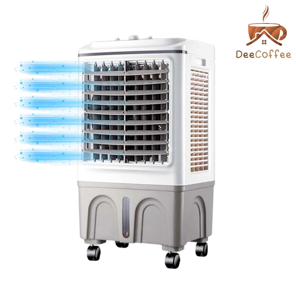 พัดลมไอเย็น Meier แอร์ พัดลมไอเย็นพกพา แอร์ เครื่องปรับอากาศ เคลื่อนที่ Air Cooler Dee Coffee