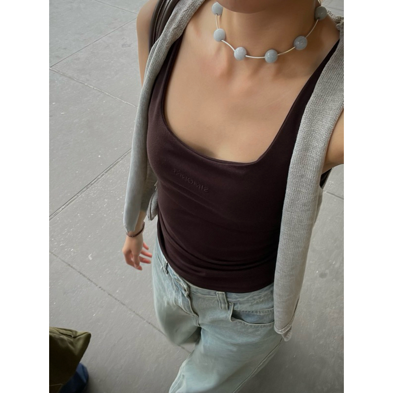 SIMONNE - Lisbon tank top เสื้อกล้ามคอเหลี่ยม