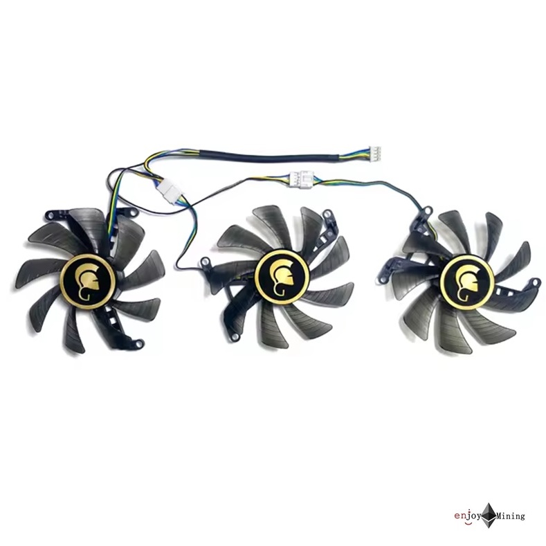 พัดลมการ์ดจอ MANLI RTX3070ti 3080 3080ti 3090 GALLARDRO รูปที่ 2
