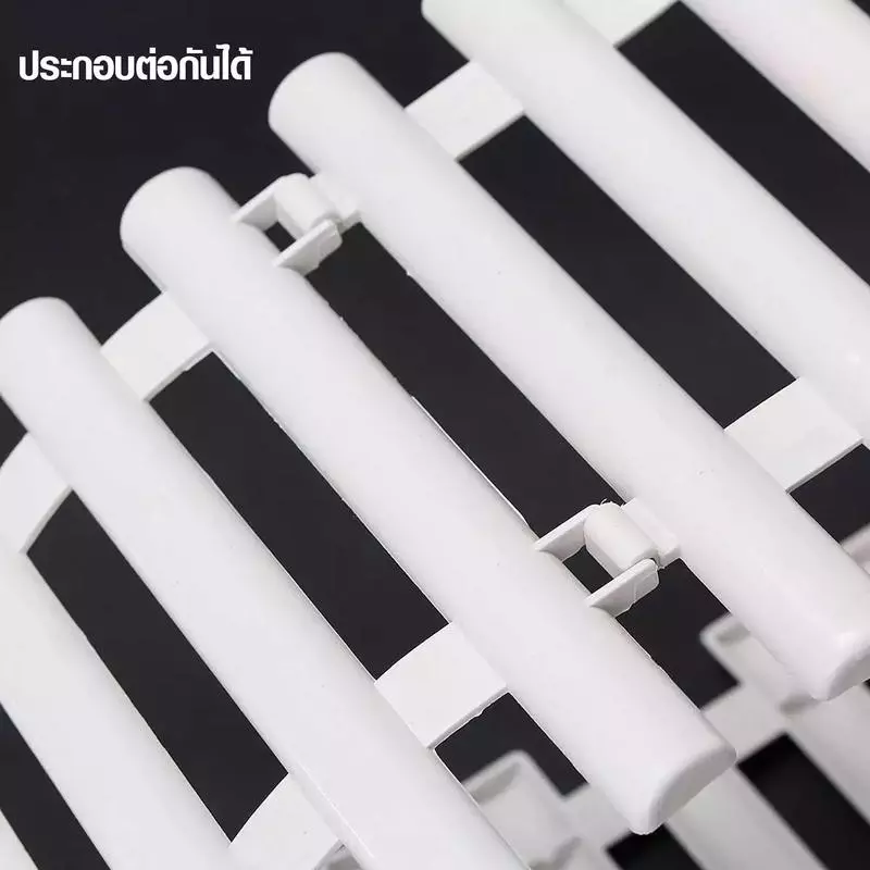 รั้วตกแต่งสวน รั้ว PVC สีขาว thumbnail 10