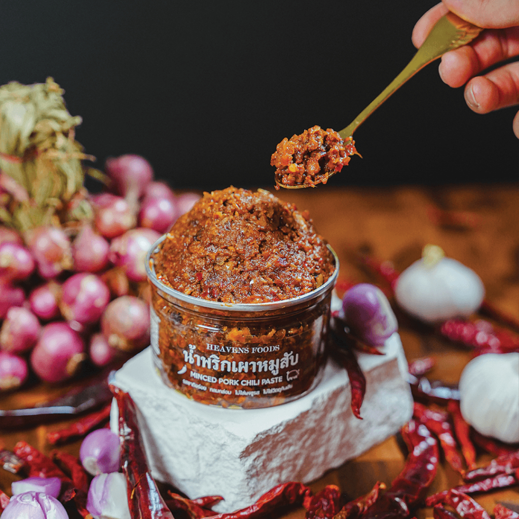 น้ำพริกเผาหมูสับคลีน ( ตำมือ ) น้ำพริกคลีน สูตรโบราณ ใส่ใจทุกขั้นตอน ไม่ใส่ผงชูรส ไม่ใส่สารกันบูด