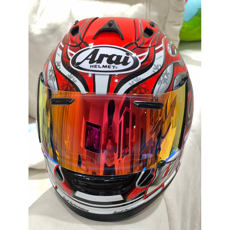 หมวกกันน็อกเต็มใบ arai งาน 1:1 ลายไฟ