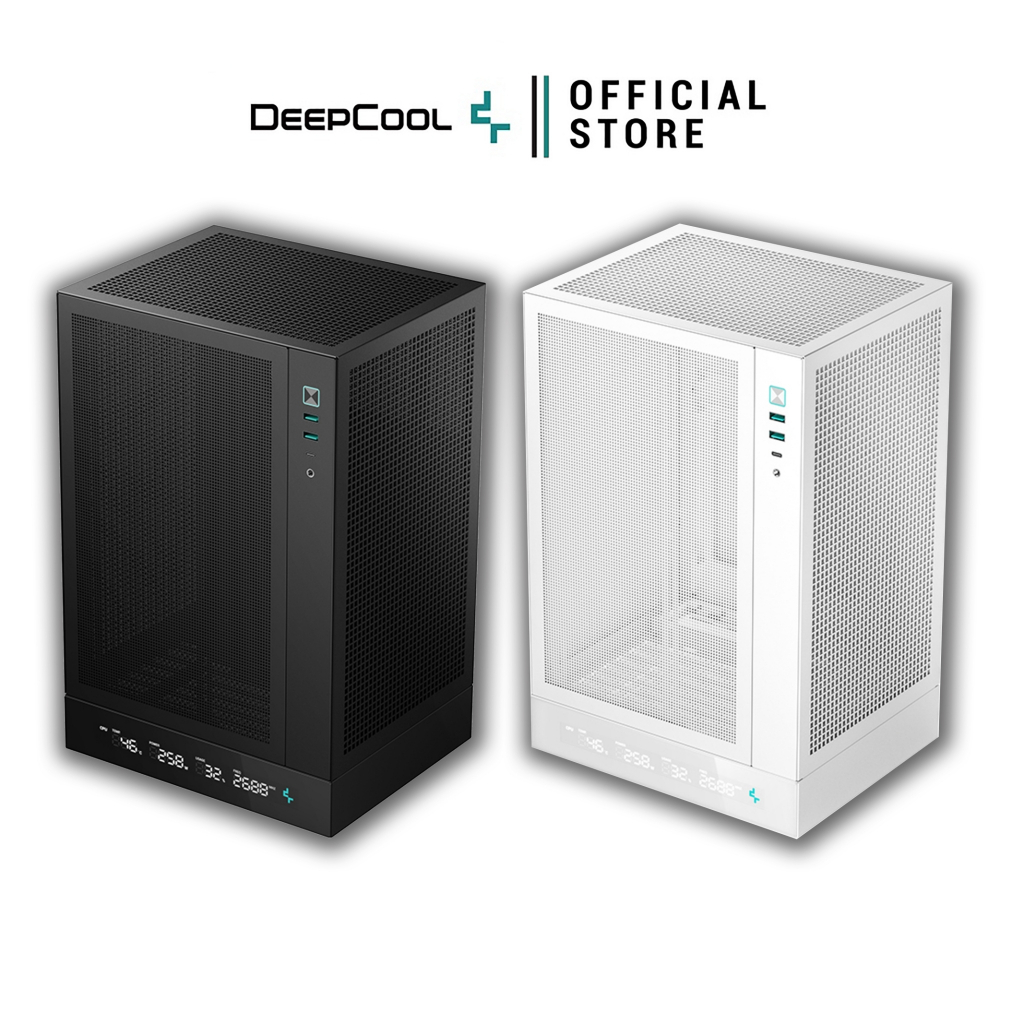 เคสคอมพิวเตอร์ DEEPCOOL - PC CASE MINI ITX CH170 DIGITAL / CH170 DIGITAL WHITE รับประกันสินค้า 1 ปี