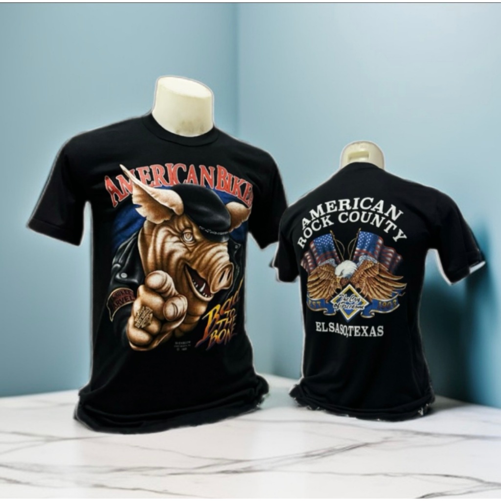 เสื้อ 3D วินเทจผ้า 50/50 มีไซส์ SS - 2XL ใส่ได้ทั้ง ชาย และ หญิง